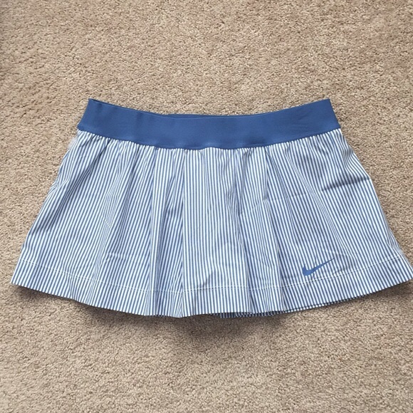 nike striped tennis skirt